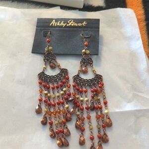 Ashley Stewart Pierced Earrings. New SALE